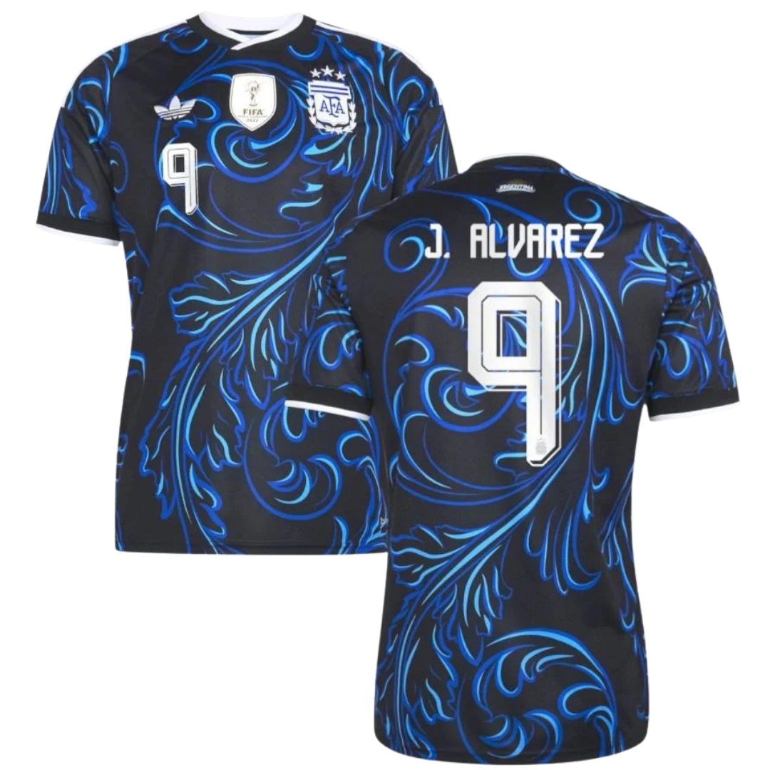 CAMISETA MUNDIAL ARGENTINA AWAY 2026/27 PERSONALIZACIÓN ALVAREZ