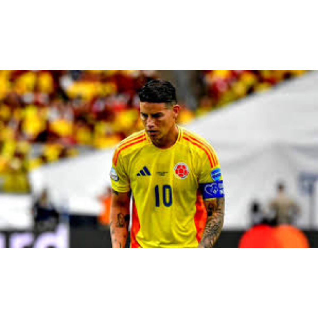 CAMISETA MUNDIAL COLOMBIA HOME 2026/27 PERSONALIZACIÓN JAMES RODRIGUEZ