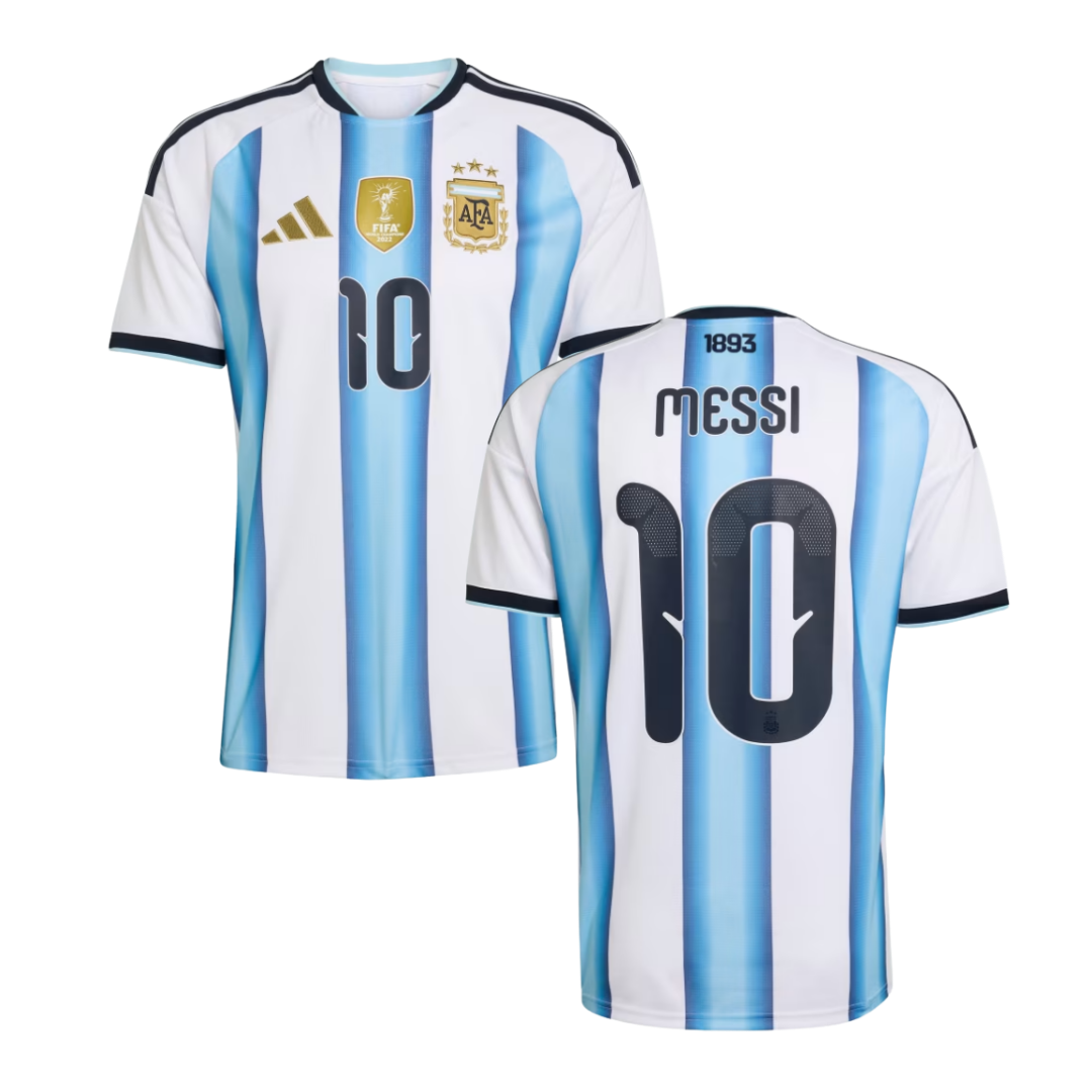 CAMISETA MUNDIAL ARGENTINA HOME 2026/27 PERSONALIZACIÓN MESSI