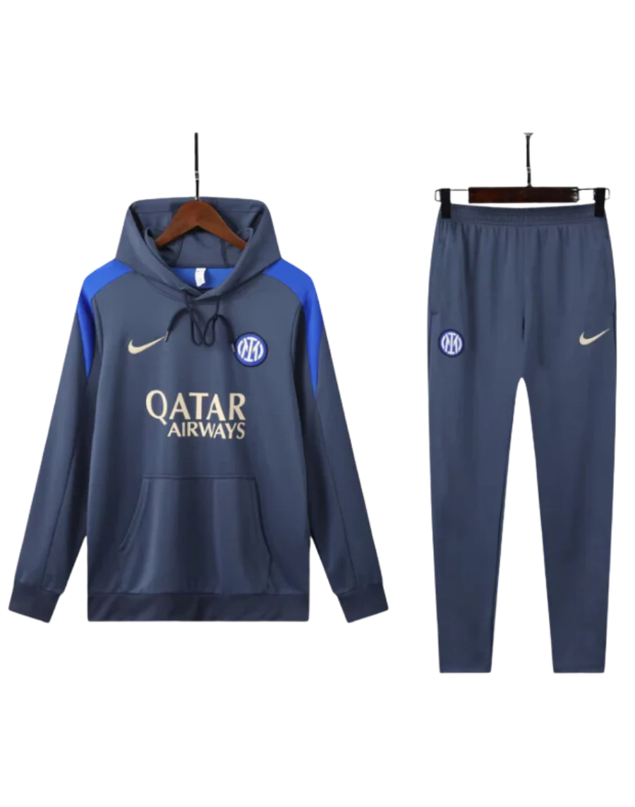 EQUIPACIÓN CHÁNDAL CON CAPUCHA INTER 2024/25