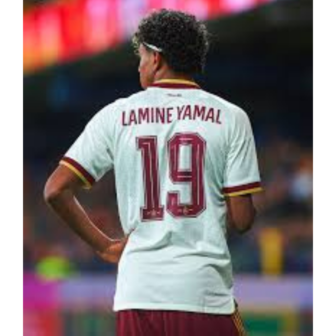 CAMISETA MUNDIAL ESPAÑA AWAY 2026/27 PERSONALIZACIÓN LAMINE YAMAL