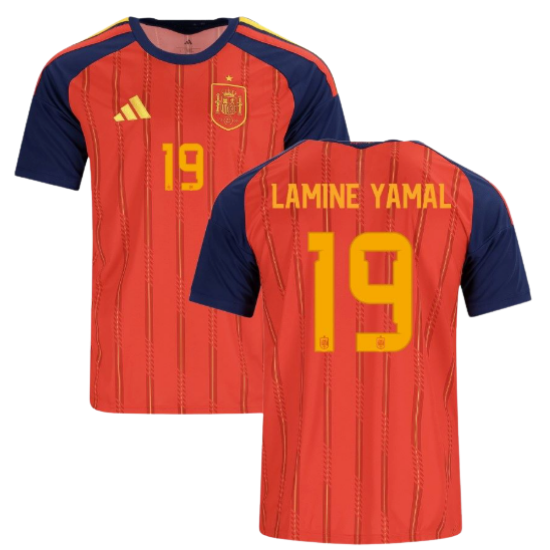 CAMISETA MUNDIAL ESPAÑA HOME 2026/27 PERSONALIZACIÓN LAMINE YAMAL