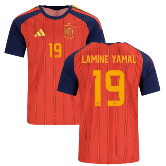 CAMISETA MUNDIAL ESPAÑA HOME 2026/27 PERSONALIZACIÓN LAMINE YAMAL