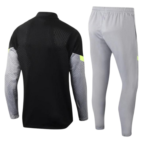 KIT CHAQUETA GRIS CON CREMALLERA + CHÁNDAL PSG 2021/22