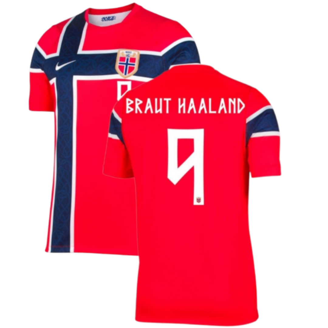CAMISETA MUNDIAL NORUEGA HOME 2026/27 PERSONALIZACIÓN HAALAND