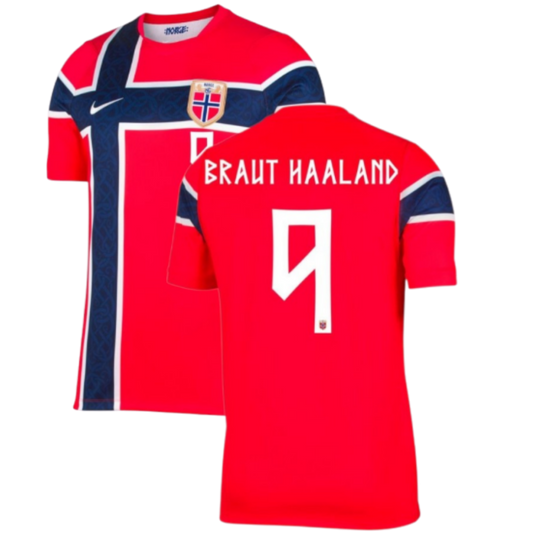 CAMISETA MUNDIAL NORUEGA HOME 2026/27 PERSONALIZACIÓN HAALAND