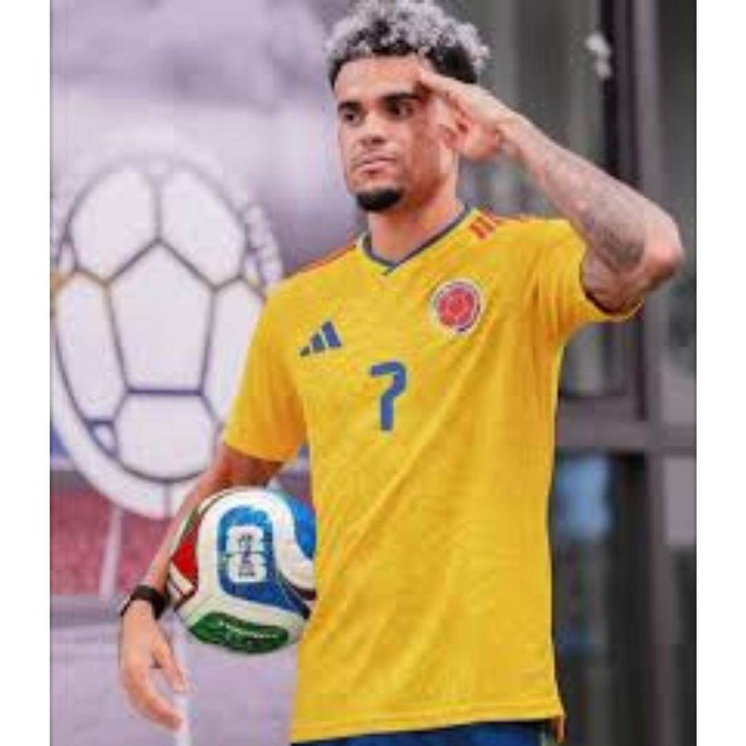 CAMISETA  MUNDIAL COLOMBIA HOME 2026/27 PERSONALIZACIÓN LUIS DIAZ