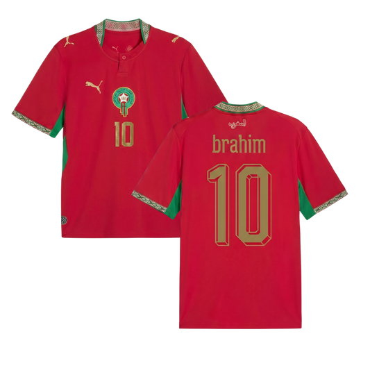 CAMISETA MUNDIAL MARRUECOS HOME 2026/27 PERSONALIZACIÓN BRAHIM