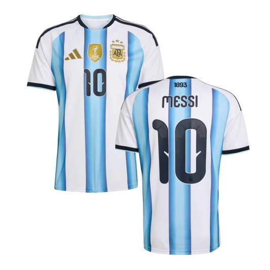 CAMISETA MUNDIAL ARGENTINA HOME 2026/27 PERSONALIZACIÓN MESSI