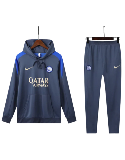 EQUIPACIÓN CHÁNDAL CON CAPUCHA INTER 2024/25