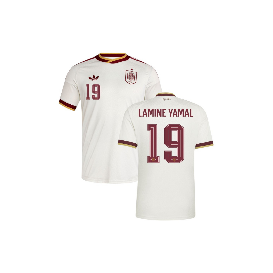 CAMISETA MUNDIAL ESPAÑA AWAY 2026/27 PERSONALIZACIÓN LAMINE YAMAL