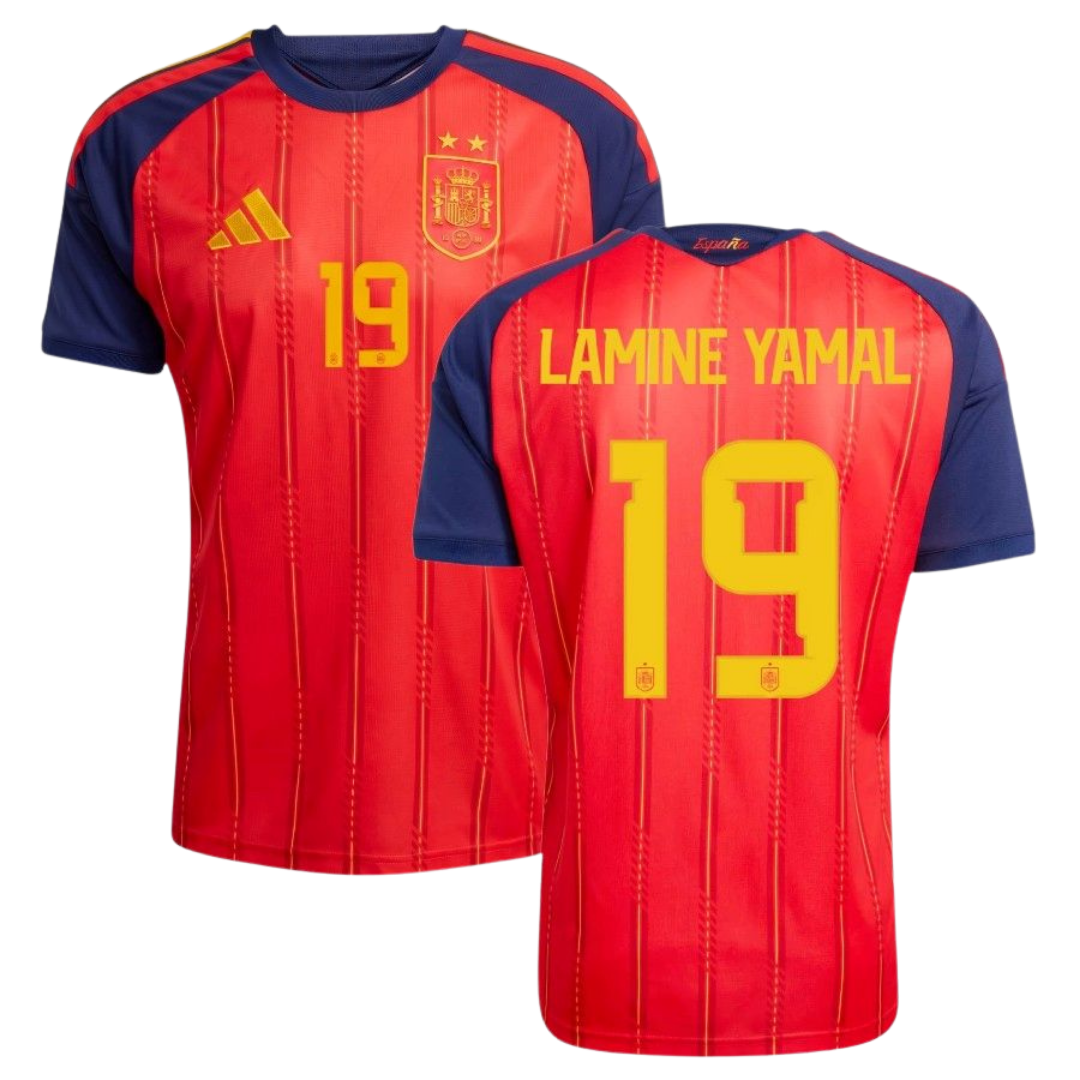 CAMISETA MUNDIAL ESPAÑA HOME 2026/27 PERSONALIZACIÓN LAMINE YAMAL