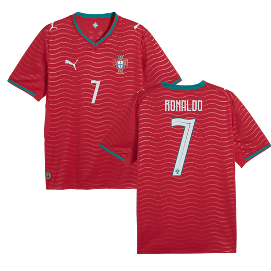 CAMISETA MUNDIAL PORTUGAL HOME 2026/27 PERSONALIZACIÓN RONALDO